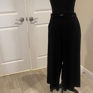 Roz & Ali Black Wide-Leg Pants